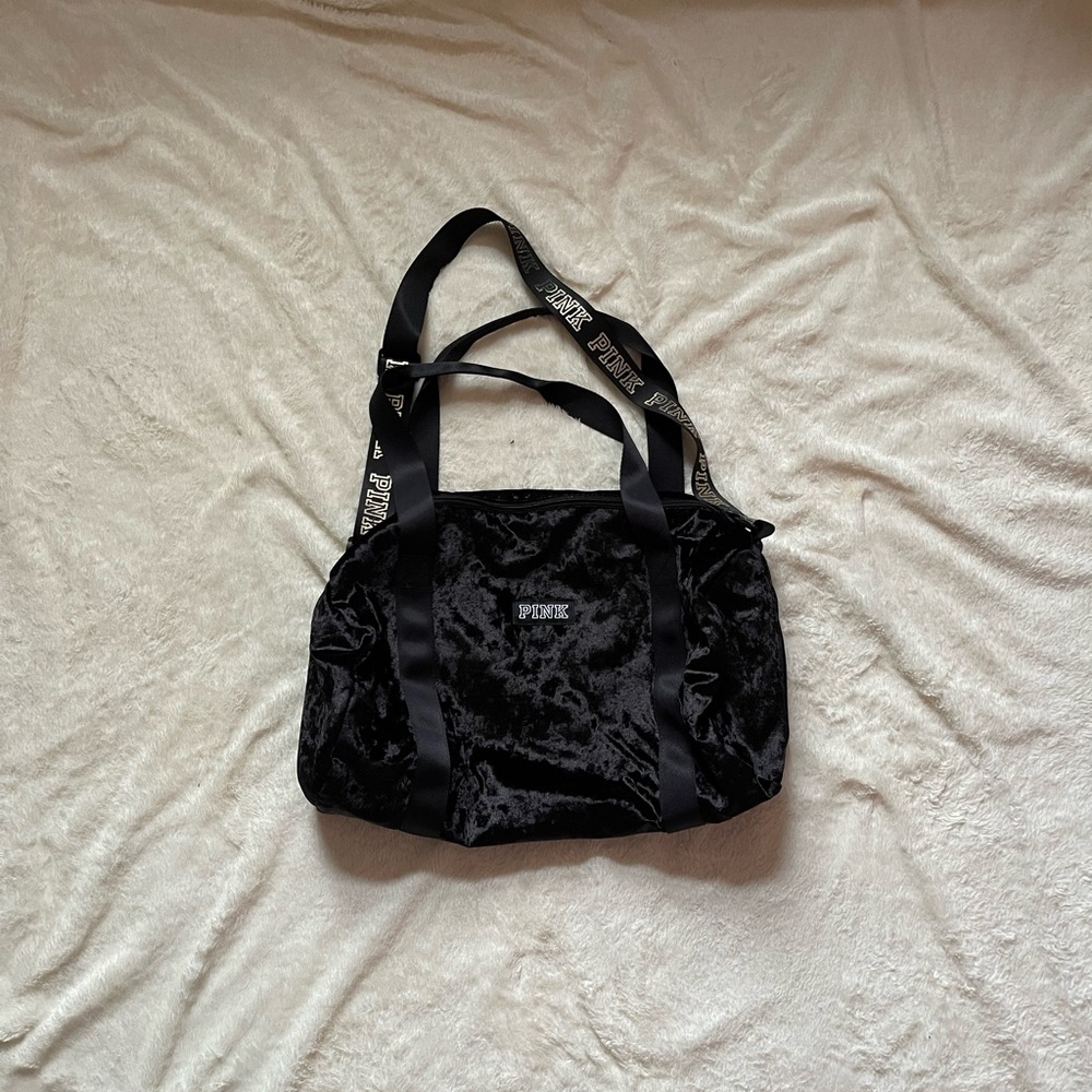 pink small duffle bag